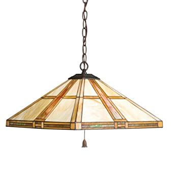 Many ceiling fans and some ceiling light fixtures use pull chains to operate the unit. Kichler Lighting 65069 3-Light Tarlton Art Glass 3-Way ...