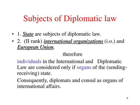 Ppt Diplomatic And Consular Law Powerpoint Presentation Free