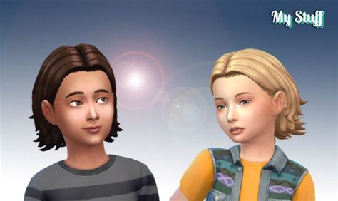 Sims 4 Hairs ~ Mystufforigin James Hairstyle For Boys