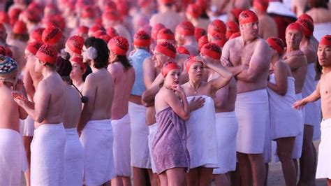 Nude Swimmers Brave Hobarts River Derwent For Dark Mofo Winter Solstice Event The Mercury