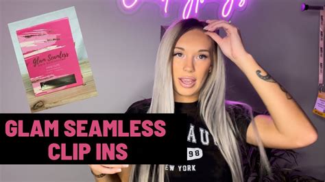 Reviewing And Applying Glam Seamless Clip In Extensions Youtube