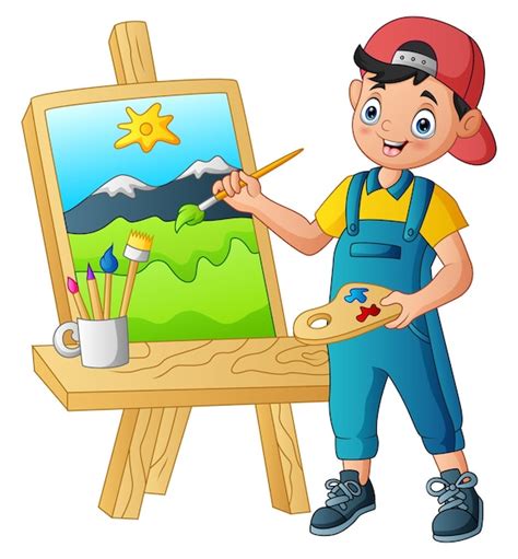Painting Clipart Vector Pack Art Clipart Hobby Clipart Painter