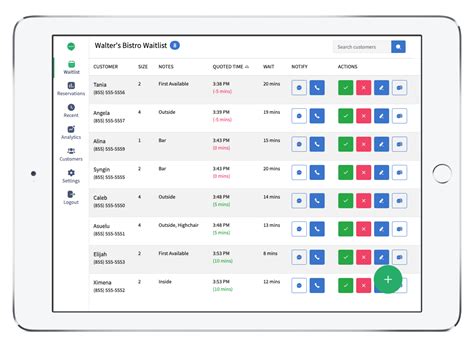 Waitlist App Features | TablesReady