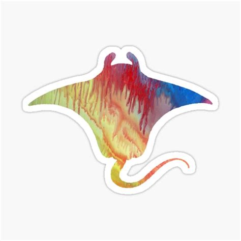 Manta Ray Sticker For Sale By Mordaxfurritus Redbubble