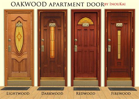 Mod The Sims Oakwood Apartment Door 4 By Inoukai