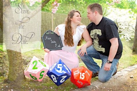 Use Giant Dice To Show Off Your Wedding Date On Offbeat Wed Formerly