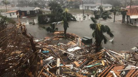 Hurricane Michaels Strong Winds Heavy Rain Damage Florida Panhandle