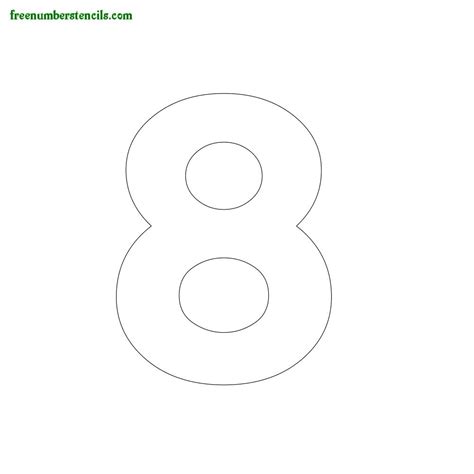 Cleans easily with paint solvent. Free Printable 3 Inch Number Stencils | Free Printable