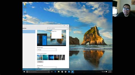 How To Change Your Desktop Background Picture On Windows 10 Youtube