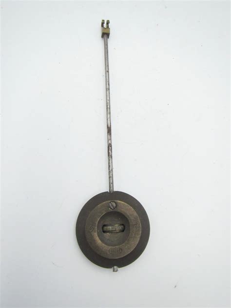 Antique Thieble French Figural Mantle Clock Pendulum Parts 173 277oz