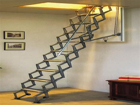 Image Result For Folding Ladder Stairs With Rails Attic Remodel