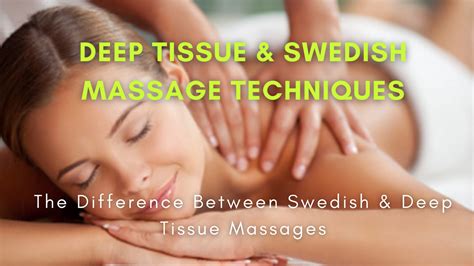 Swedish Massage Vs Deep Tissue Massage Is There Any Real Difference Kmk Salon Supplies