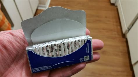 This Pack Of Trident Gum Opened Perfectly Oddlysatisfying