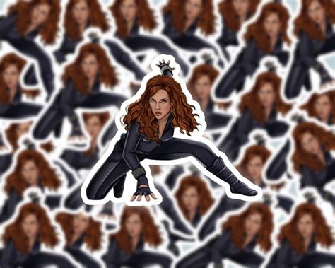 Black Widow Stickers Natasha Romanoff Yelena Belova Youre Etsy