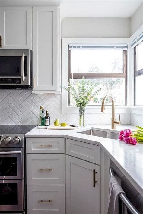 30 Best Corner Kitchen Sink Ideas For Small Spaces Corner Sink