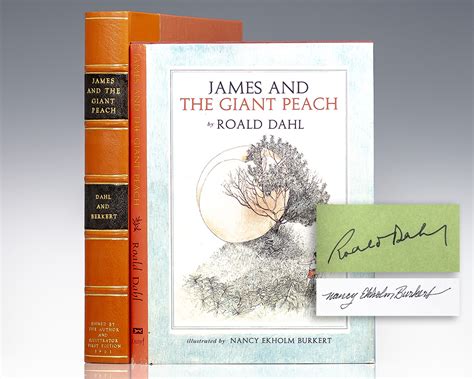 James And The Giant Peach Roald Dahl First Edition Signed Rare Book