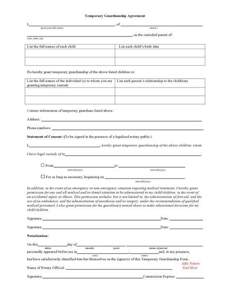 Free Printable Legal Guardianship Forms Affordable Legal Advice Easy