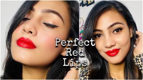 How To Get Perfect Bold Red Lip Perfect Red Lips Bold Red Lips