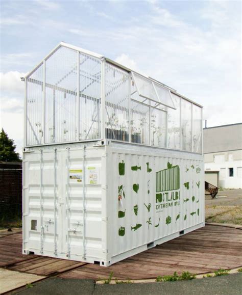 Shipping Container Greenhouse Is Awesome Urban Farm In A Box Off Grid
