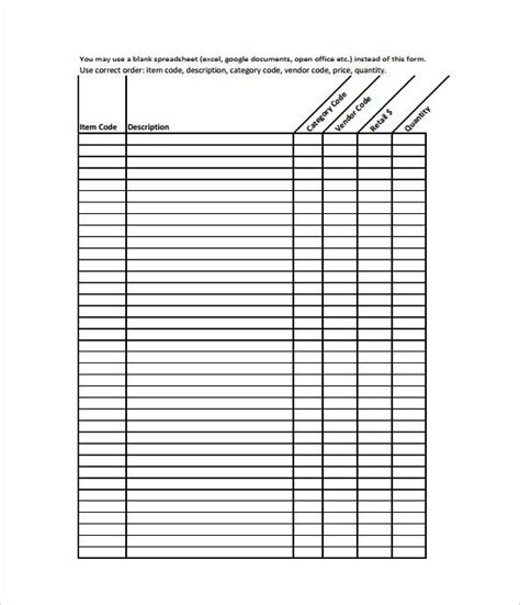 14 Blank Spreadsheet Templates Pdf Doc Pages Excel