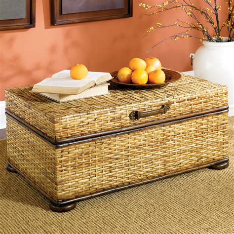 Get it as soon as fri, jul 2. Devonport Woven Rattan Trunk - Coffee Tables at Hayneedle
