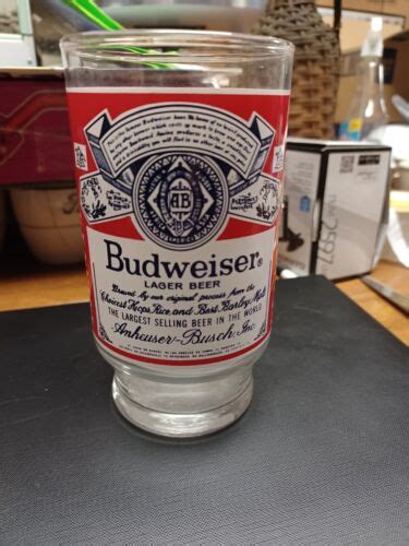 Vintage Budweiser Pint Glass Ebay