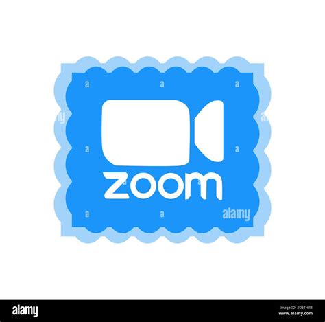 Zoom Logo Video Conference Application Blue Camera Icon Zoom App Logo