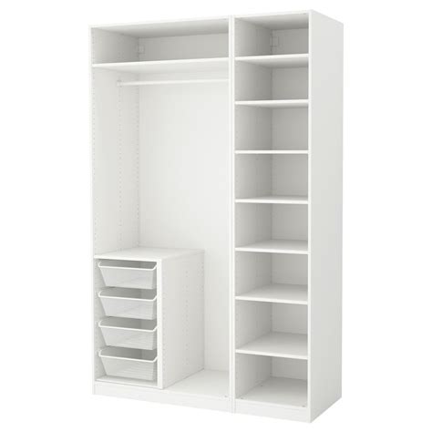 The classic design with panelled doors never goes out of style. PAX Wardrobe - white 59x22 7/8x93 1/8 " | Pax ...