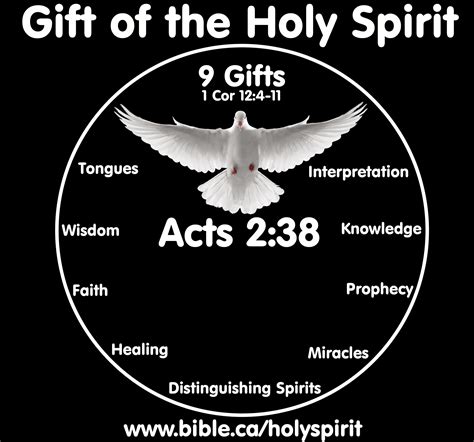 The Holy Spirit Manifests 9 Ts Wisdomknowledgediscerning Of