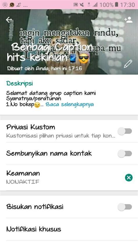 Kumpulan grup whatsapp & video story. ikuti tautan ini untuk bergabung ke grup kata kata mutiara lihat