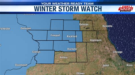 Winter Storm Watch Issued For Most Of The Stateline Mystateline