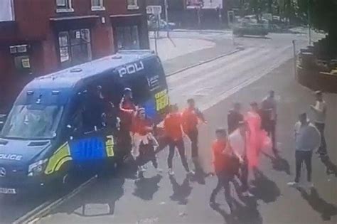 Middlesbrough Fans Hitch Lift To Preston Pub In Police Riot Van Before North End Championship Match