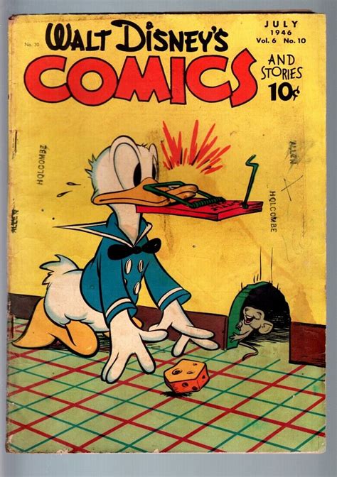 Walt Disneys Comics And Stories 70 1946 Donald Duck Mickey Mouse