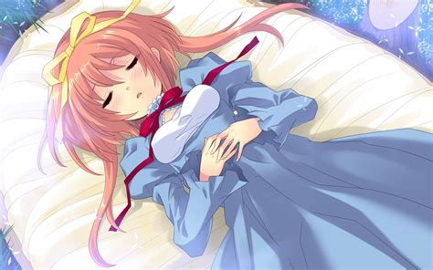 Anime Girl Sleeping Wallpaper Sexiz Pix