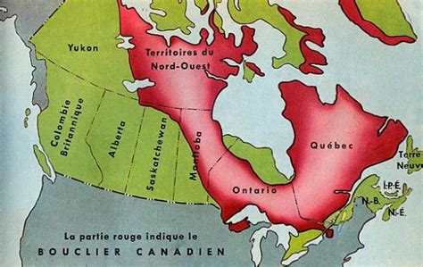 Canadian Shield Map