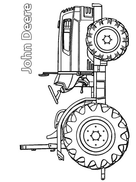 John Deere Tractor Coloring Page Funny Coloring Pages The Best Porn