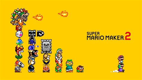 Super Mario Maker 2 Wallpapers Top Free Super Mario Maker 2