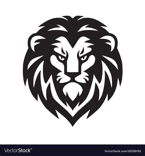 Lion Head Vector Photos Cantik