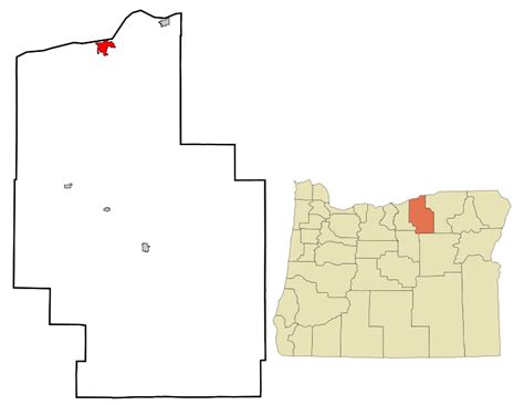 File:Morrow County Oregon Incorporated and Unincorporated areas Boardman Highlighted.svg ...