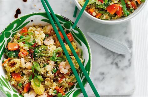 New frozen bowls and skillet meals. Egg-fried cauliflower rice with prawns | Recipe | Prawn ...