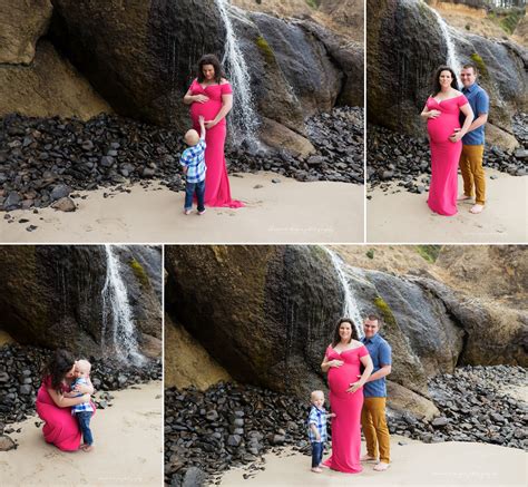 cannon beach maternity photography hug point oregon 5 portland and oregon coast wedding