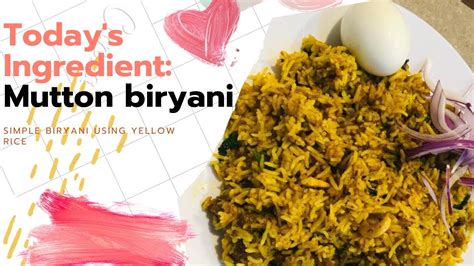 Serve alongside pork, chicken or shrimp, it adds a great depth of flavor with very little effort. Biryani using Yellow Rice in Pressure Cooker ( Recipe ...