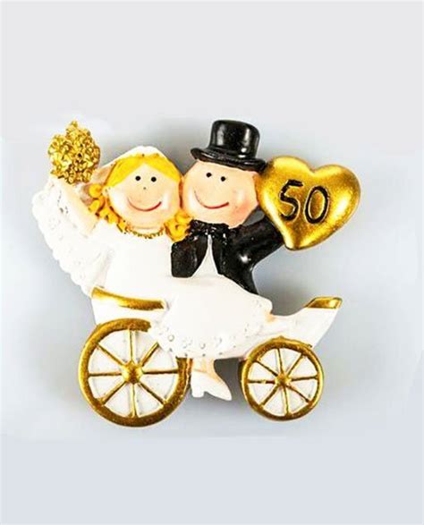 Non hai idea su cosa regalare per i 50 anni di anniversario di matrimonio? Bomboniera anniversario 50 anni di matrimonio in resina - MilleMotivi