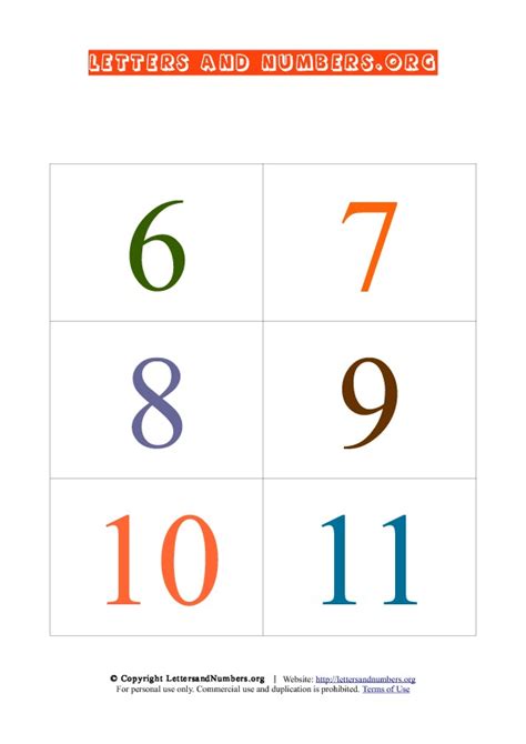 6 Best Images Of Printable Number Cards 0 20 Free Printable Numbers 1