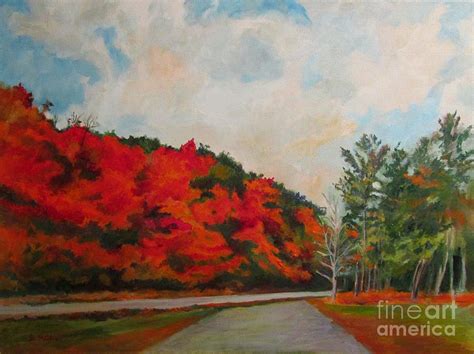 Thatcher State Park New York Painting By Barbara Moak