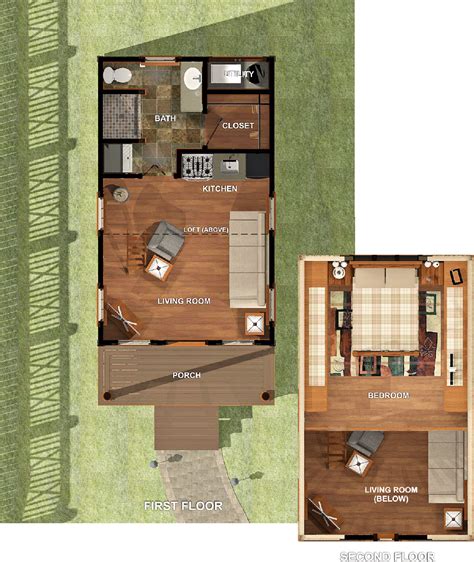 Texas Tiny Homes Plan 448