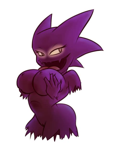 Rule 34 Anthro Breasts Color Female Female Only Haunter Nipples Nude Open Mouth Pokemon Solo