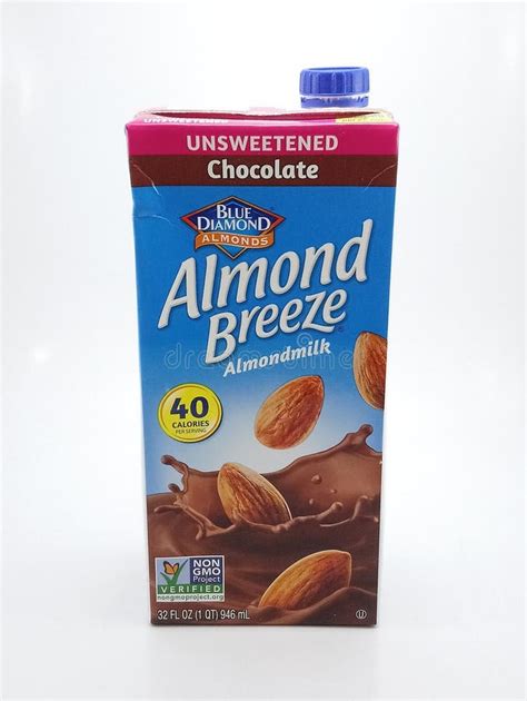 Almond Breeze Chocolate Flavor Almond Milk In Philippines Editorial