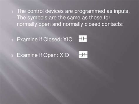 Follow this link to get. Basic PLC Symbols and Addresses in LogixPro