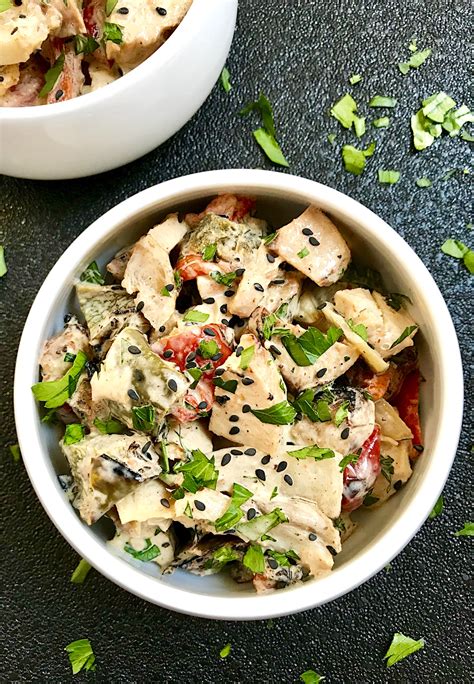 Teriyaki Chicken Salad With Green Pepper And Tomatoes ~ Talking Meals